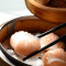 jīng yíng xiān xiā jiǎo Steamed Shrimp Dumplings (Har Gow) (4pcs)