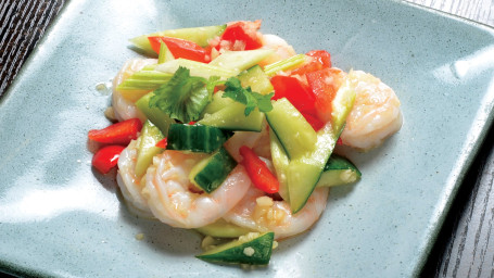 Garlic Prawn With Cucumber Pepper