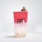 Yuán Lì Cǎo Méi Yōu Gé Jīng Qiú Dà Strawberry Yogurt Smoothie With Agar Ball L