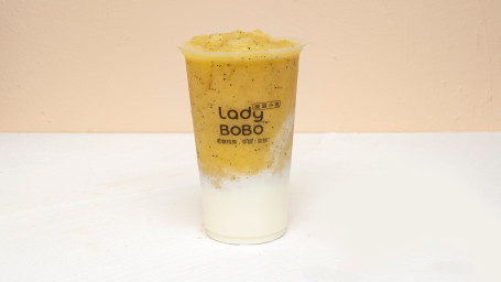 Bǎi Xiāng Fèng Lí Yōu Gé Zhōng Pineapple And Passion Fruit Yogurt Smoothie M