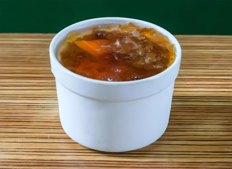 Mù Guā Xuě Ěr Dùn Táo Jiāo Papaya And Snow Fungus Sweet Soup With Peach Gum