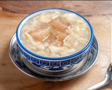 Fǔ Zhú Mǎ Tí Qīng Xīn Wán Water Chestnut Sweet Soup With Chiu-Chow Gummy Cubes