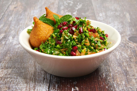 Pumpkin Kibbeh Quinoa Tabbouleh Salad