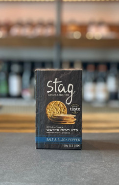 Stag Salt Pepper Water Biscuits
