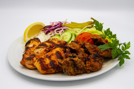 Chicken Shish And Kofta Kebab