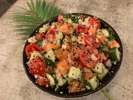 Salmon Poke With Honey Vinaigrette Qīng Yíng Zhī Xuǎn