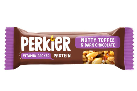Perkier Nutty Toffee Dark Choc Peanut Bar