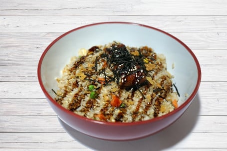 Teriyaki Eel Fried Rice Zhào Shāo Mán Yú Chǎo Fàn