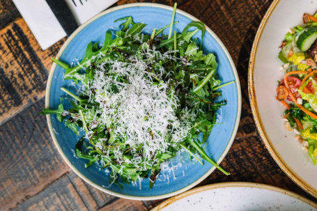 Wild Rocket Salad, Olive Oil, Balsamic Glaze, Parmesan