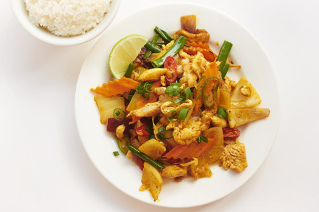 Crispy Chicken With Rice  (Cơm Gà Quay)