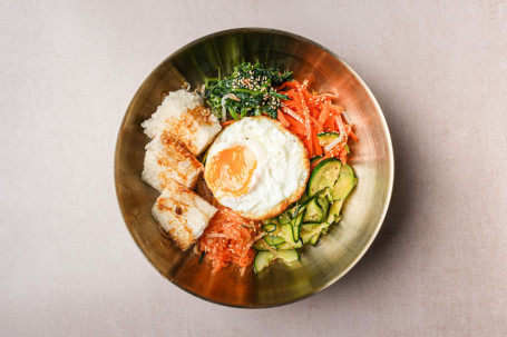 Dòu Fǔ Shí Guō Bàn Fàn Tofu Bibimbap (V)