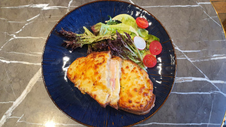 Croque Monsieur Fǎ Shì Kǎo Huǒ Tuǐ Zhī Shì Sān Wén Zhì