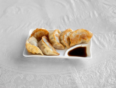 Grill Pork Dumplings 6Pcs Zhū Jiǎo Zi