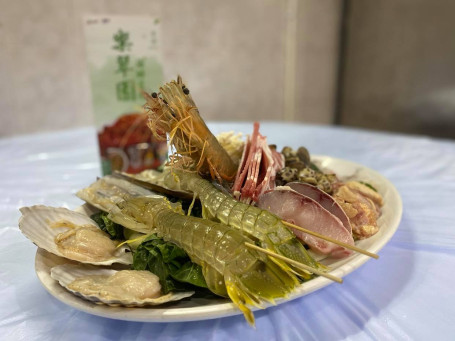 Chāo Zhí Hǎi Xiān Huǒ Guō Tào Cān Seafood Hot Pot Set Bù Bāo Kuò Tāng Dǐ