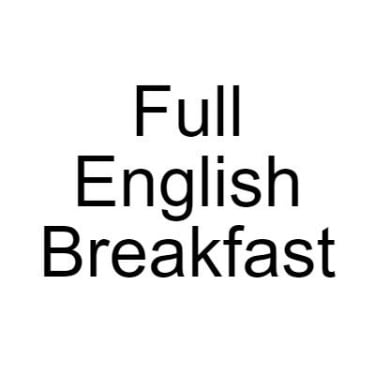 Full English Breakfast: Scrambled Egg