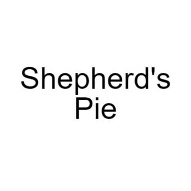 Shepherd's Pie: Chips Peas