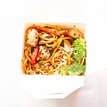 Vegan Chicken-Style Teriyaki Noodles(Vg)