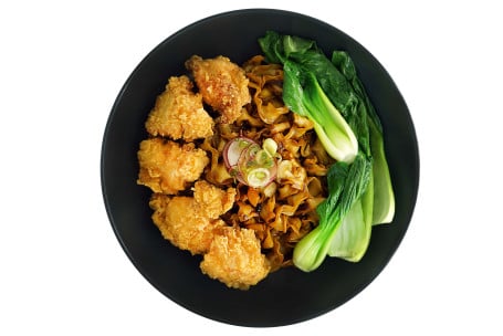 Taiwanese Fried Chicken W/ Curry Zhà Jī Kuài Fàn Pèi Kā Lí Fàn