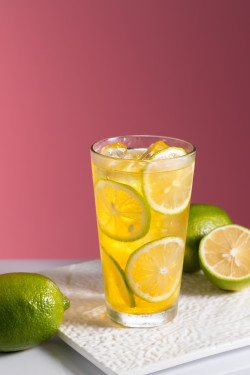 Xiān Níng Mò Lì Lǜ Chá Lime Lemon Jasmine Green Tea