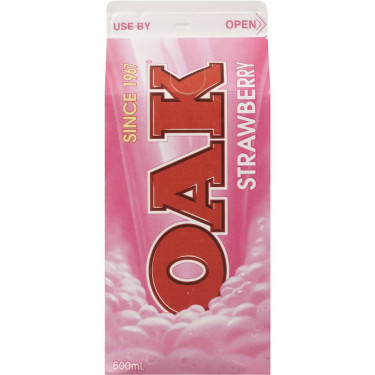 Oak Strawberry Milk (600Ml)