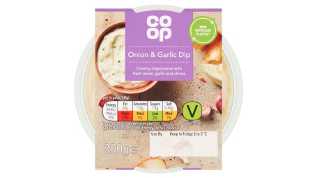 Dip Co-Op De Cebolla Y Ajo 200G