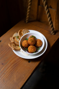 Ham Cheese Croquettes with Tomato Jam