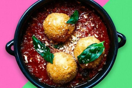 Vegan Pumpkin Arancini Balls