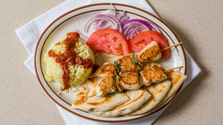 Family Chicken Kebab Dinner