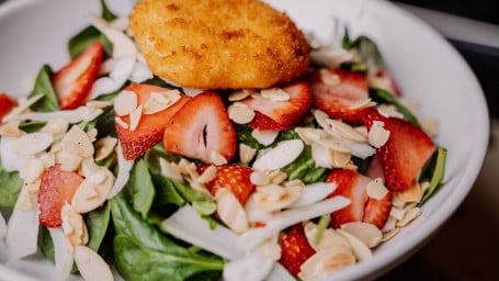 Strawberry And Fried Goat Cheese Salad