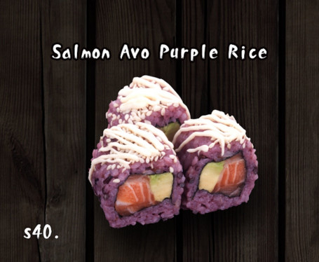 Salmon Avo Purple Rice