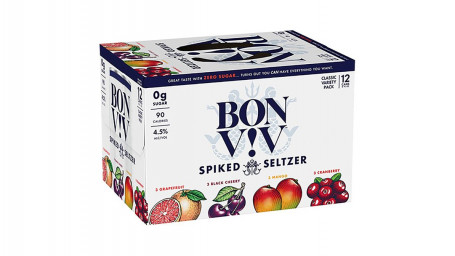 Bon V!V Spiked Seltzer Classic Var Cans (12 Oz X 12 Ct)