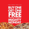 12 Pizza From £13.99 Buy One Get One Free