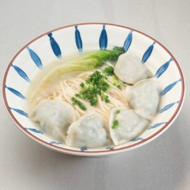 Jiǔ Cài Zhū Ròu Jiǎo Tāng Miàn Yuán Jià$70) Pork And Chives Dumplings Noodle In Soup Original Price $70)