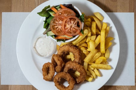 Calamari Chips N Salad