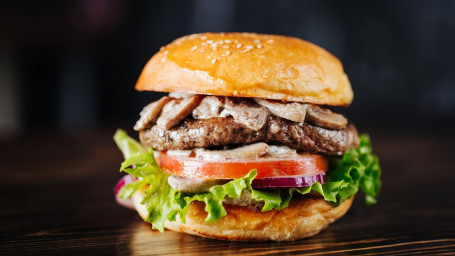 Swiss Mushroom Burger A La Carte