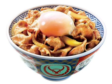 Zhī Shāo Wēn Quán Yù Zi Tún Ròu Jǐng Dà Shèng Teriyaki Pork Hot Spring Egg Bowl Large