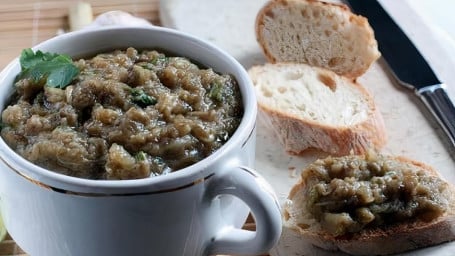 Eggplant Spread Salad