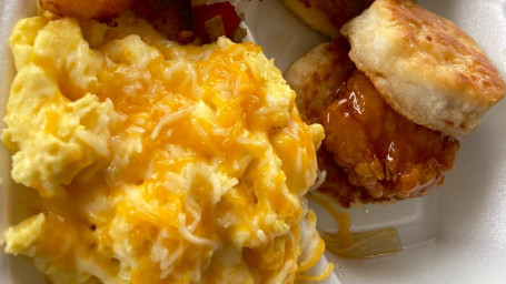 Honey Chicken Biscuit Platter