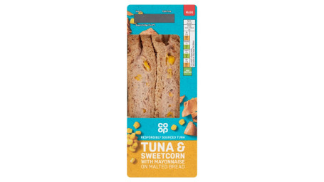 Co-Op Tuna Sweetcorn Sandwich