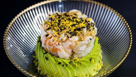 Tartar De Lubina Y Gambas