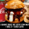 Combo Big Z Milk Shake De Doce De Leite Coca Lata