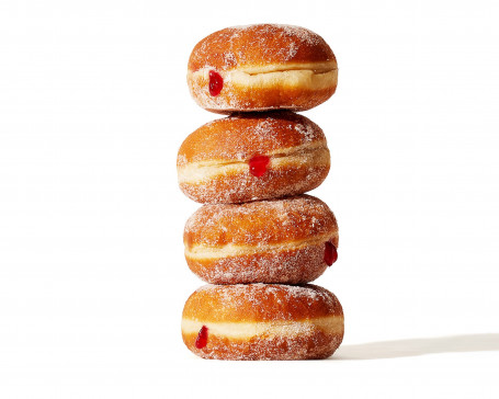 Pack Of 4 Jam Doughnuts