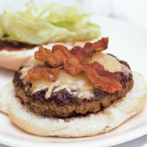 Hamburguesa con queso y tocino