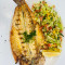 Sea Bass Grilled With Salad  
