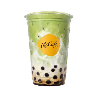Mccafe Iced Uji Matcha Bubble Latte Mccafe Dòng Yǔ Zhì Mǒ Chá Zhēn Zhū Xiān Nǎi Mccafe Iced Uji Matcha Bubble Latte