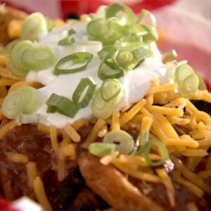 Papas Fritas Con Chile Y Queso