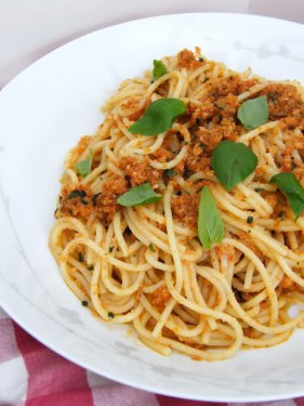 Espaguetis Al Pesto