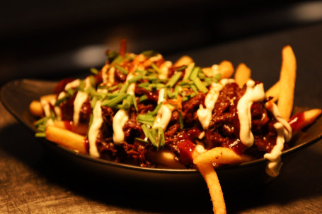 Loaded Pulled Beef Fries Small
