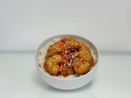 Sweet ‘N’ Sour Chicken Rice Bowl