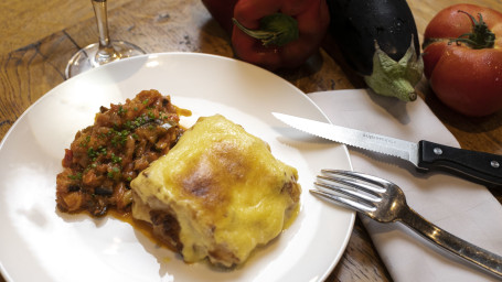 Bacalao Con Mousse De Alioli Y Nuestra Samfaina Del Mussol